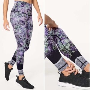 Lululemon Wunder Under HR 50g Tight Nulux 28"  Size 4